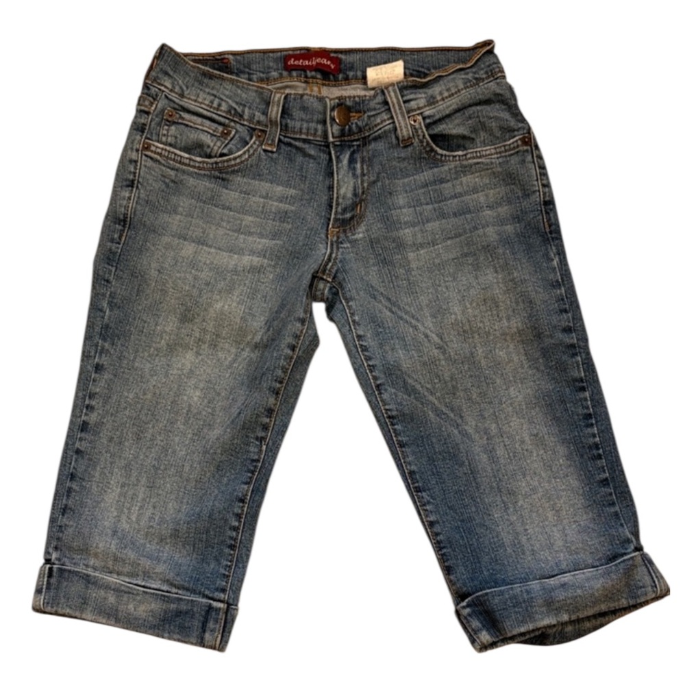 Denim&Co Women's Cropped Blue Jeans